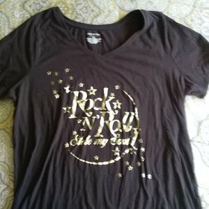 Lane Bryant 18/20 rock n roll t shirt